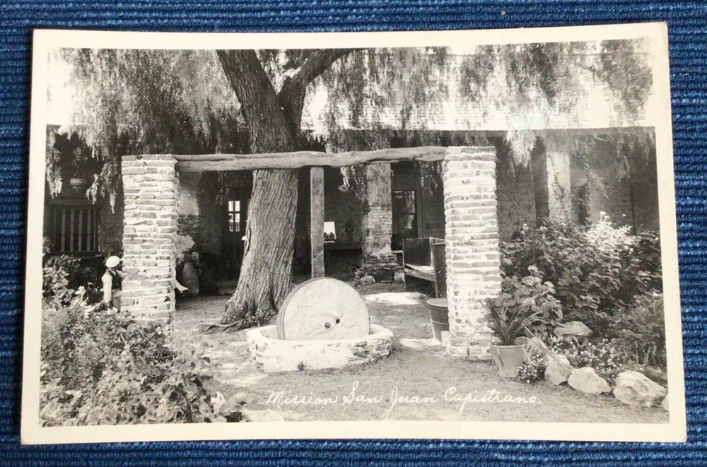 RPPC 1930s Mission San Juan Capistrano California Postcard Unposted Photo 868A